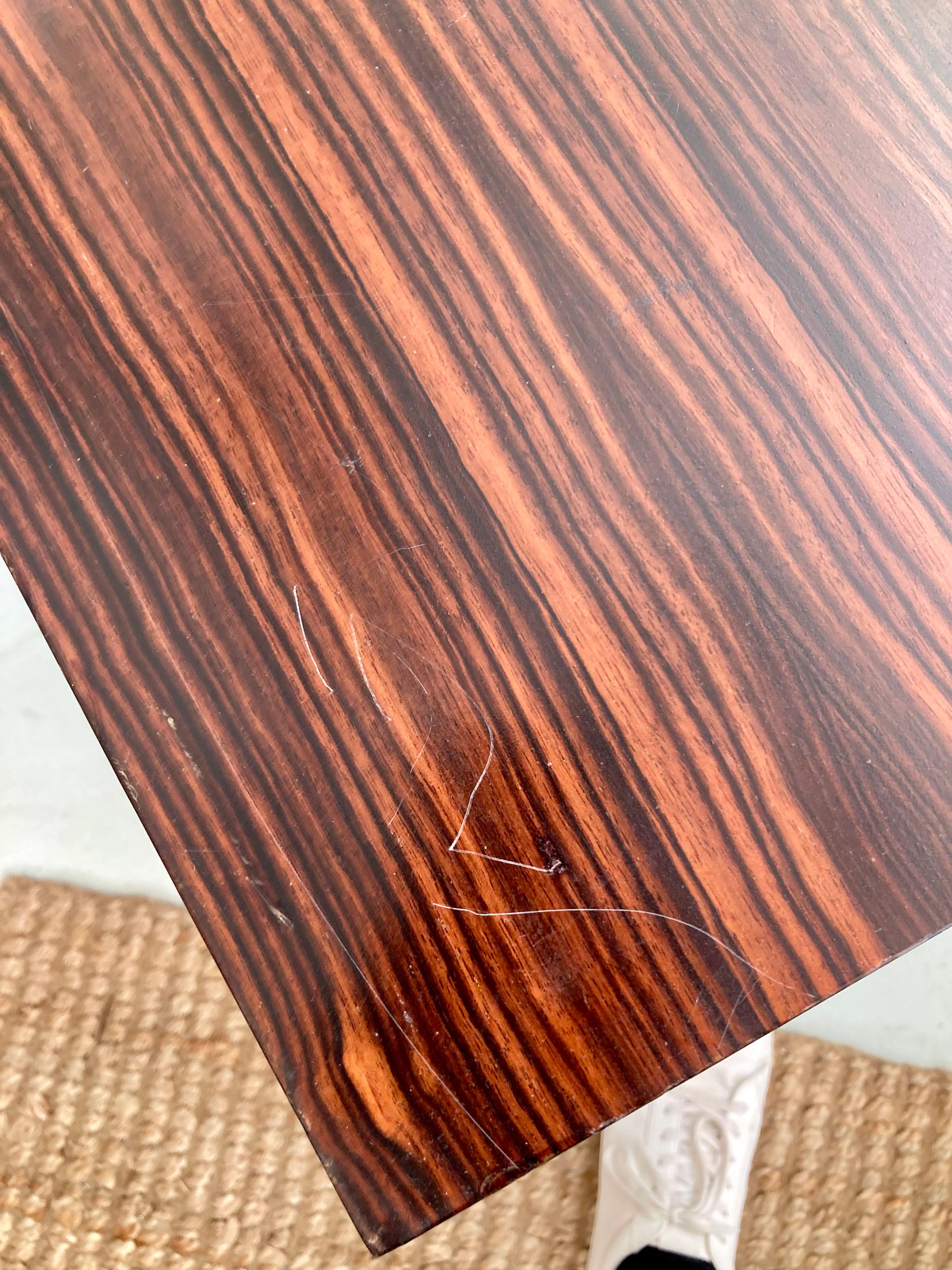 Wood Todd Hase Michel Macassar Ebony Side Table (Original Floor Sample) For Sale