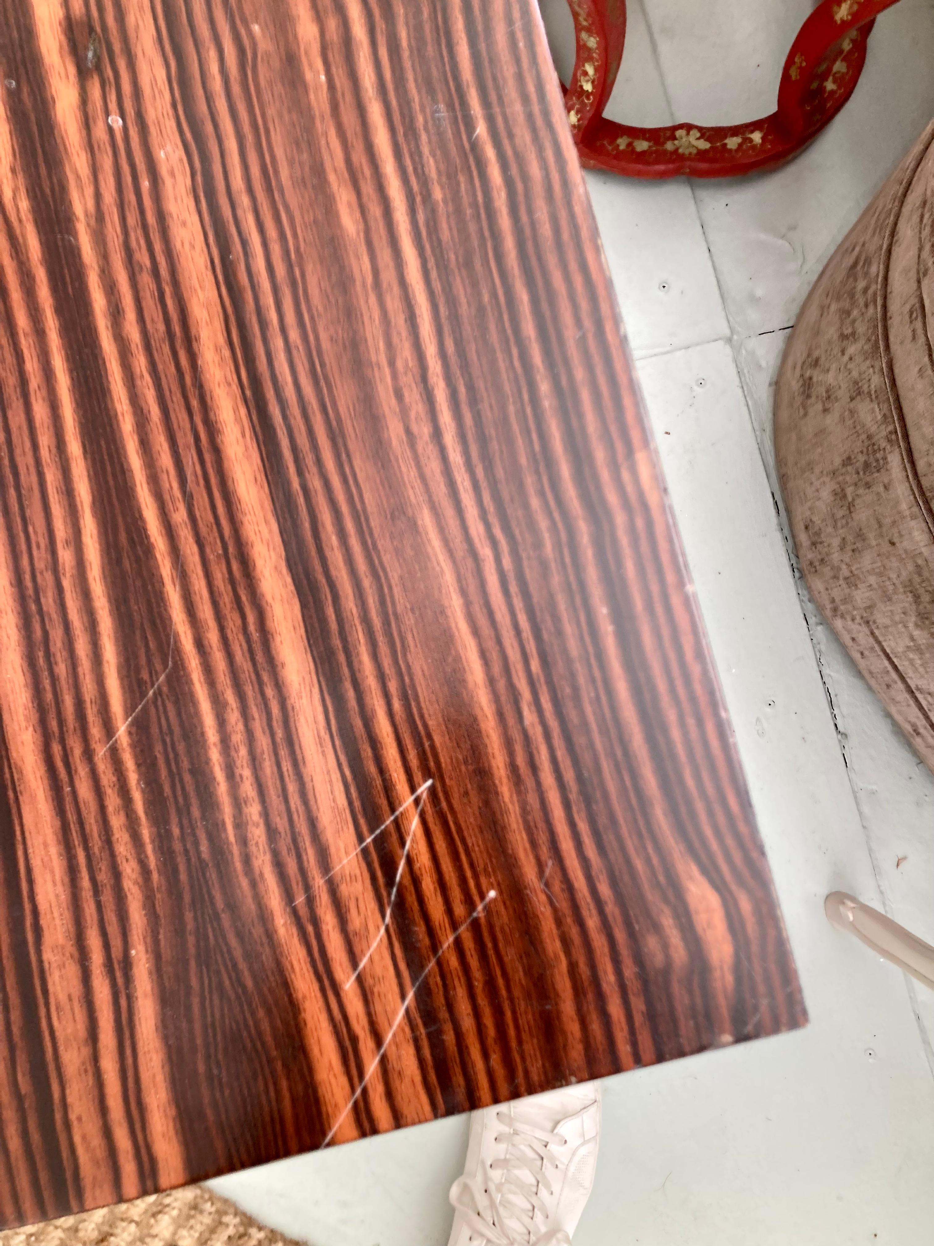 Todd Hase Michel Macassar Ebony Side Table (Original Floor Sample) For Sale 1