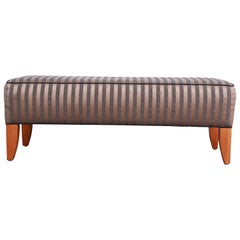 Vintage Todd Hase Modern Upholstered Window Bench