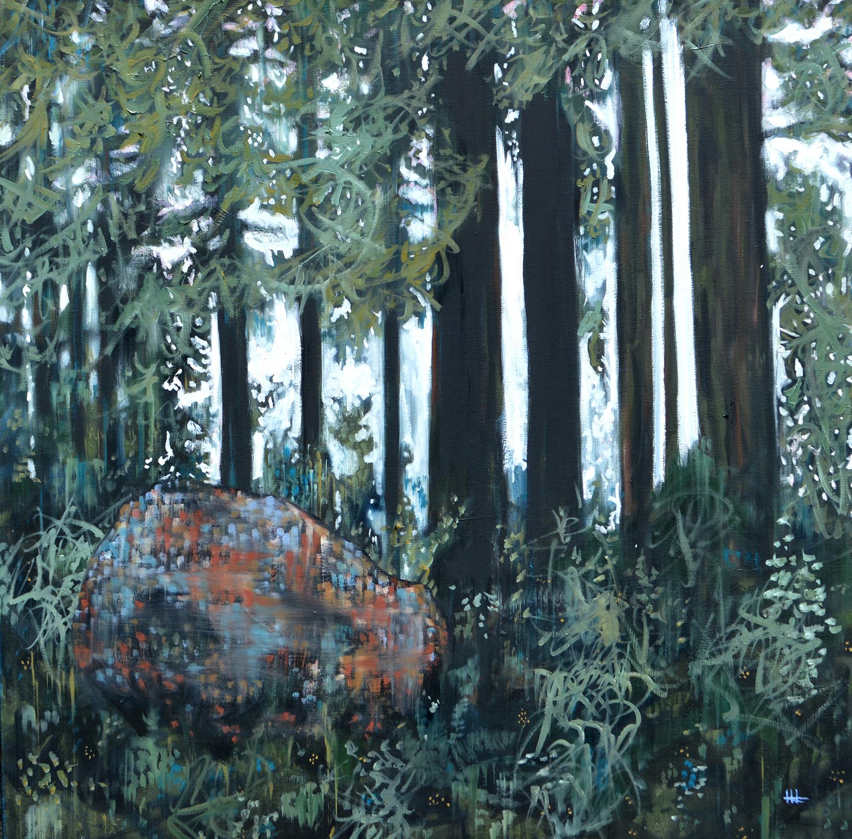 Todd Horton Abstract Painting - The pleasure of the pathless woods