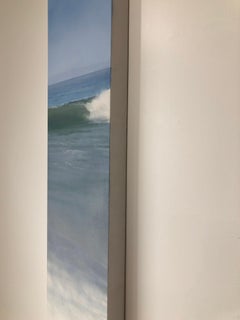 Ocean Slice I by Todd Kenyon - Summer days, ocean waves rolling on the beach.