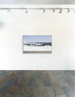 Photorealistic Ocean Painting, Surf and Sand by Todd Kenyon