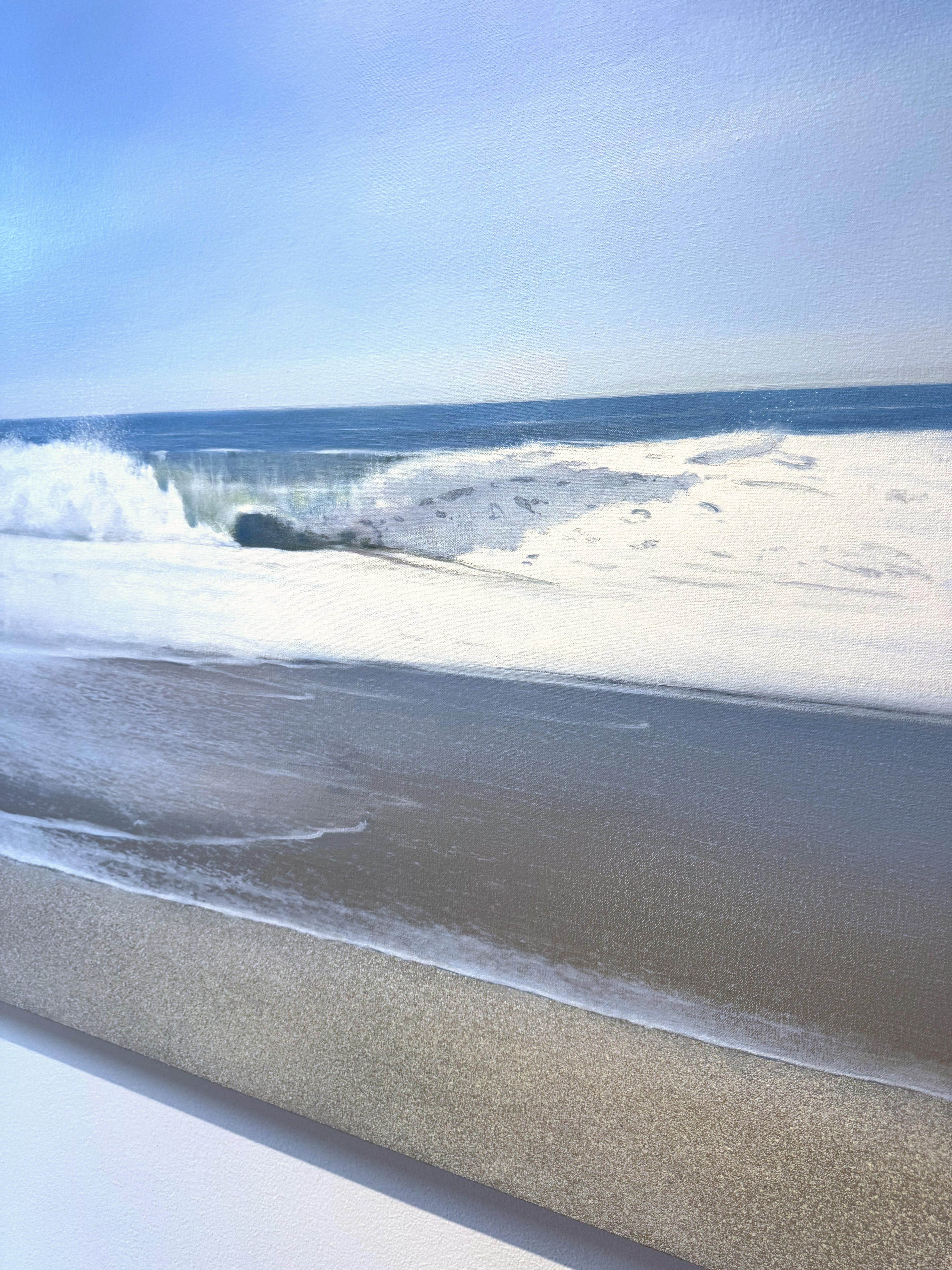 Pittura oceanica fotorealistica olio su tela, East of Amagansett di Todd Kenyon in vendita 3