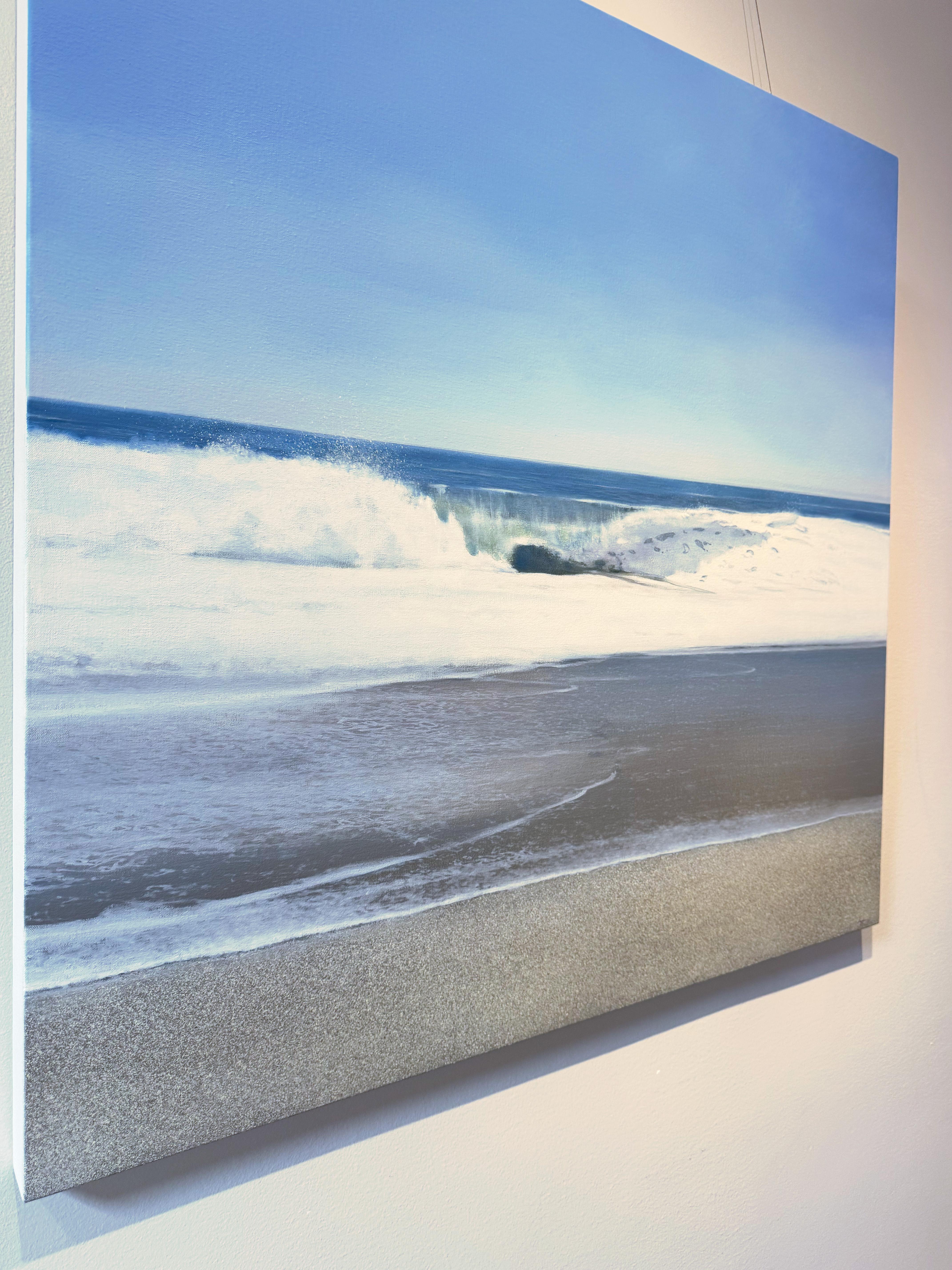 Pittura oceanica fotorealistica olio su tela, East of Amagansett di Todd Kenyon in vendita 6