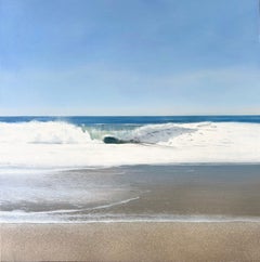 Photorealistic Ocean Painting Oil on Canvas, East of Amagansett by Todd Kenyon