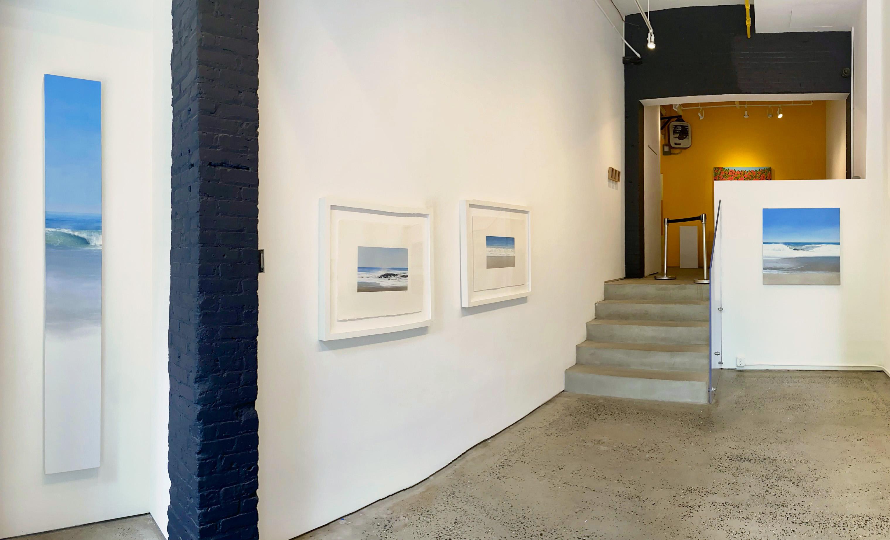 Vue océanique photoréaliste verticale à l'huile sur toile, tranche 7 de Todd Kenyon en vente 1