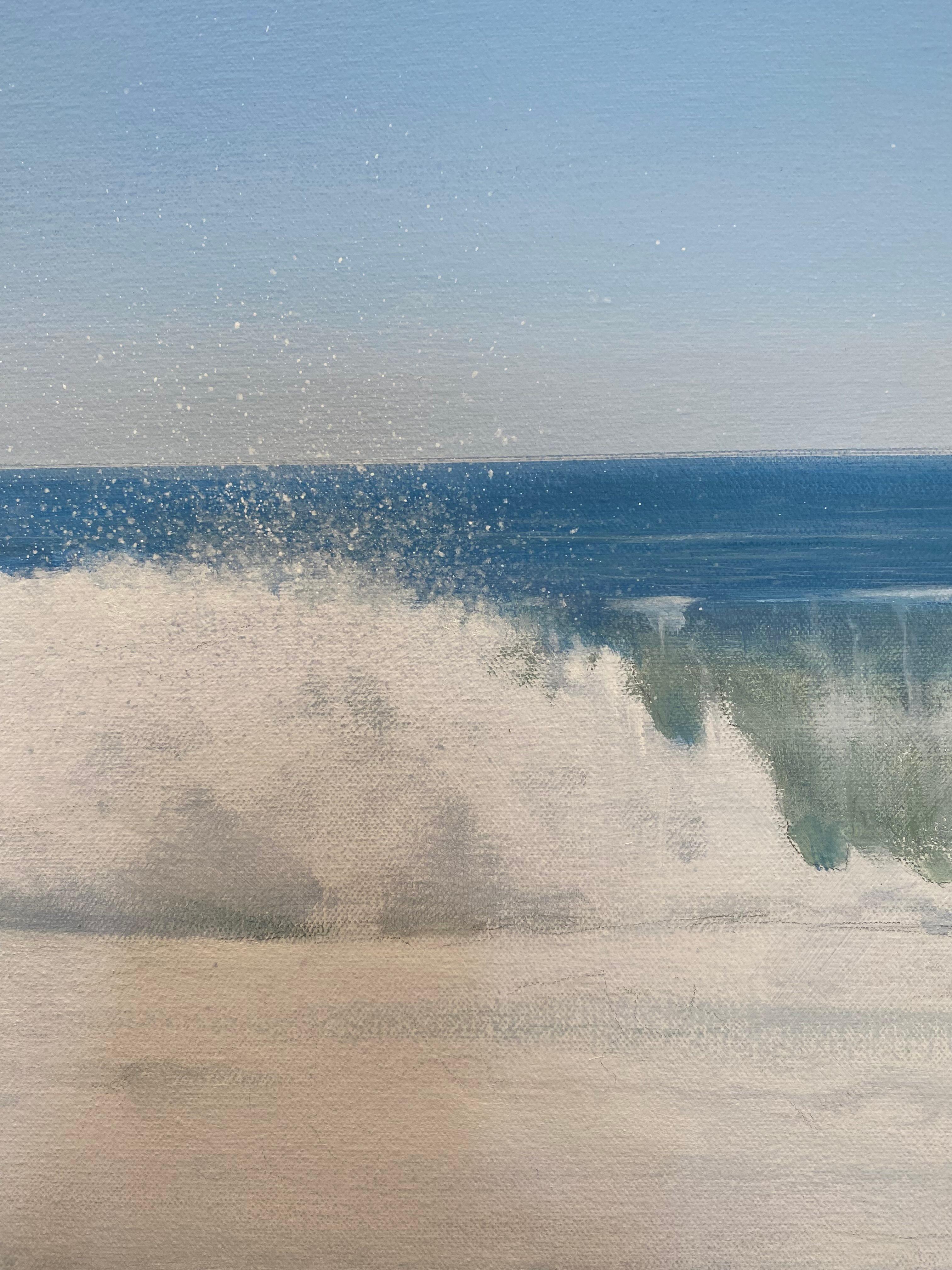 Vue océanique photoréaliste verticale à l'huile sur toile, tranche 7 de Todd Kenyon en vente 6