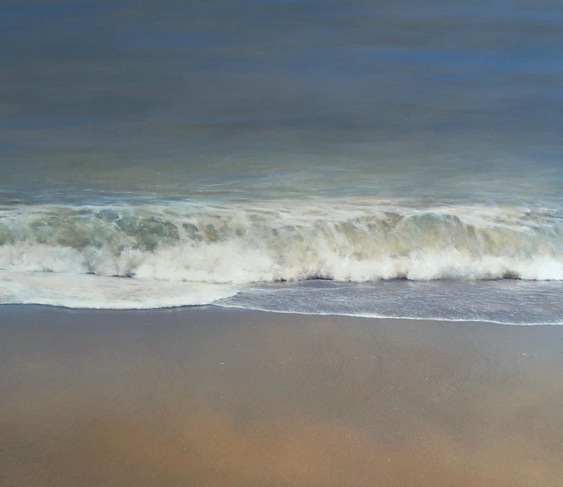 4 Blue Coastal Ocean Seconds 2 by Todd Kenyon -  Print on Canvas For Sale 1