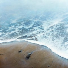 Woods Cove Blue Coastal Ocean by Todd Kenyon -  Print on Canvas