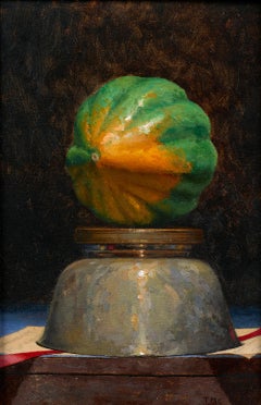 Todd M. Casey, Acorn Squash on Silver Bowl