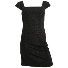 Vintage Todd Oldham Black Evening Dress Size 4 