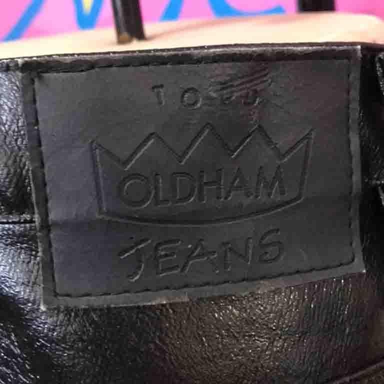 Todd Oldham Jean Black Tuxedo Stretch Cotton For Sale 4