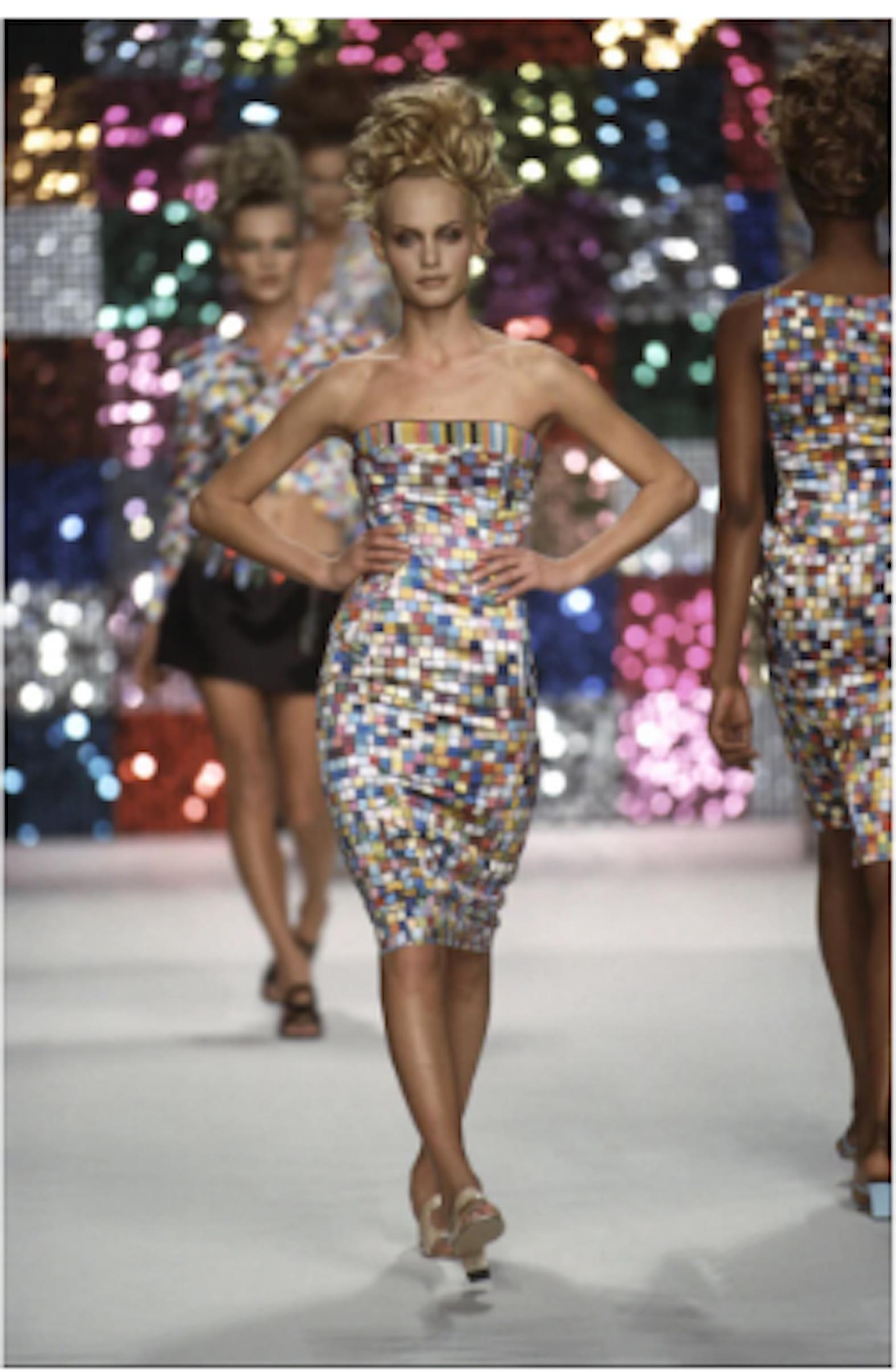 Todd Oldham Spring 1996 Runway Dress 1