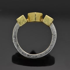 Todd Reed 14 Karat Palladium Diamond Ring
