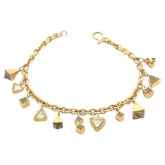 Todd Reed: Raw Diamond Charm Bracelet