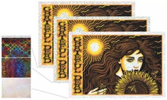 Todd Slater Sunflower Girl Lava Foil Matching Numbered Set Grateful Dead