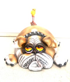 les premiers pas de bébé bulldog