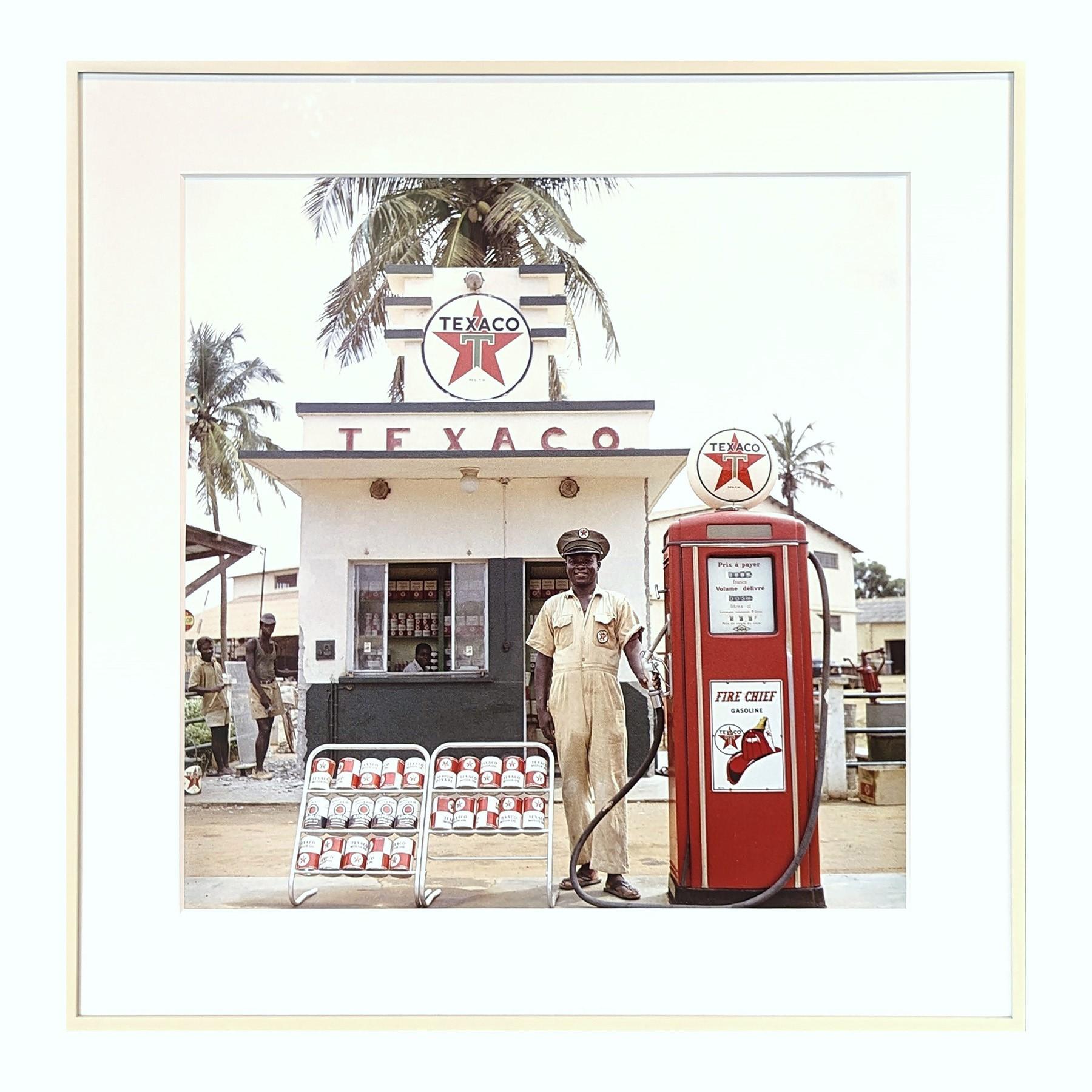 “Texaco Station, Togo” Modern African Documentary Color Photograph Edition 1/10 1