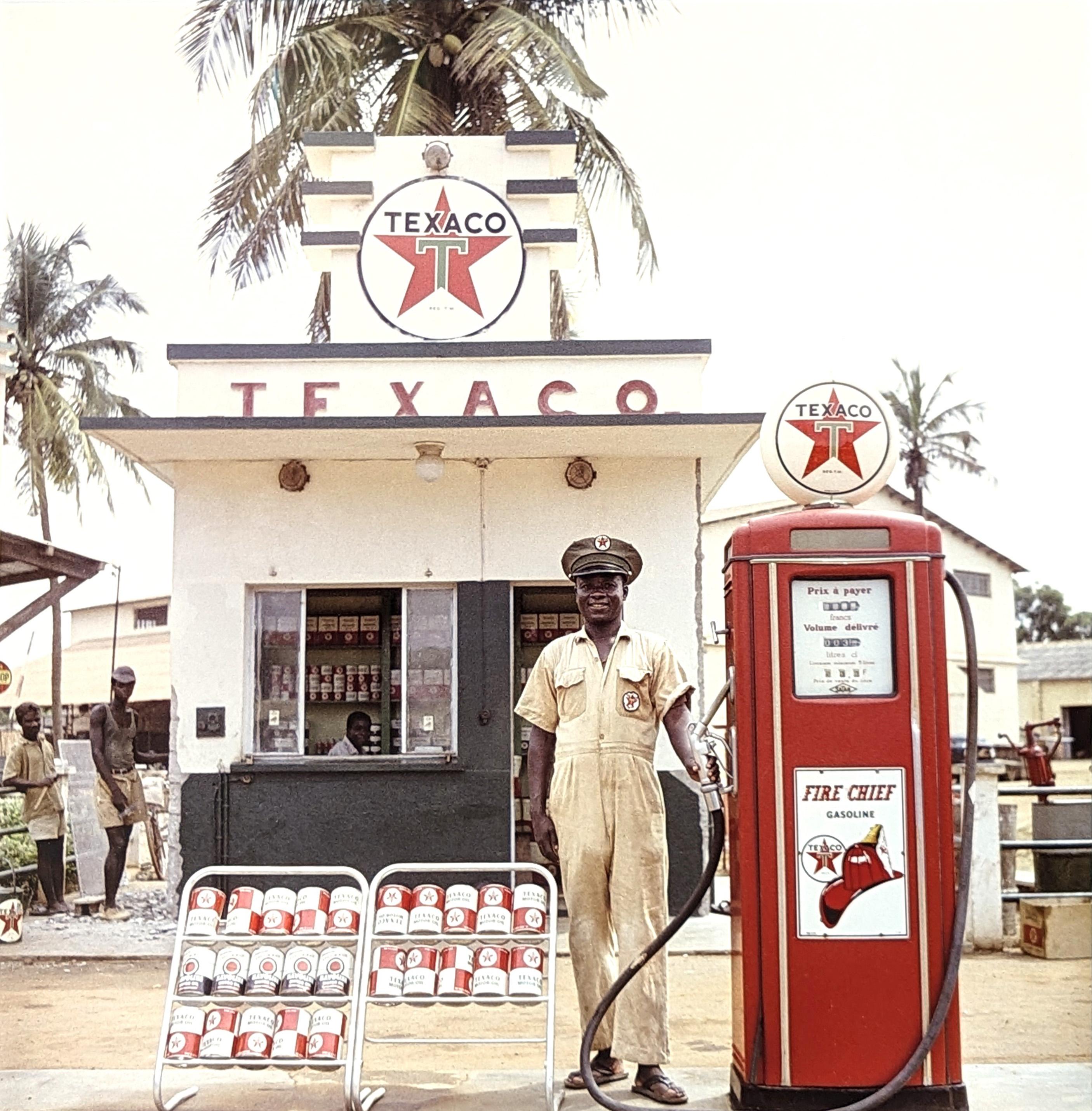 “Texaco Station, Togo” Modern African Documentary Color Photograph Edition 1/10 2