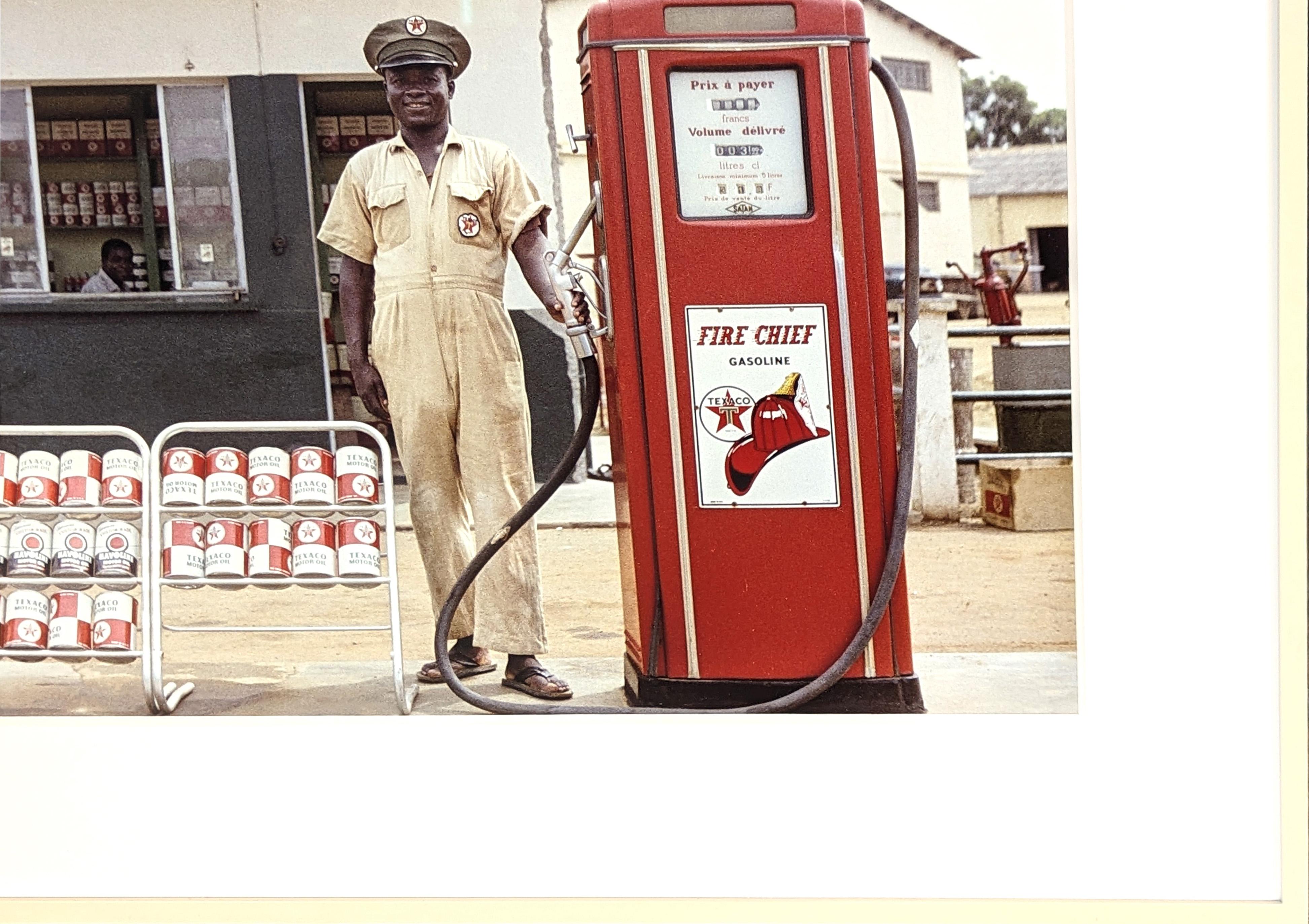 “Texaco Station, Togo” Modern African Documentary Color Photograph Edition 1/10 4