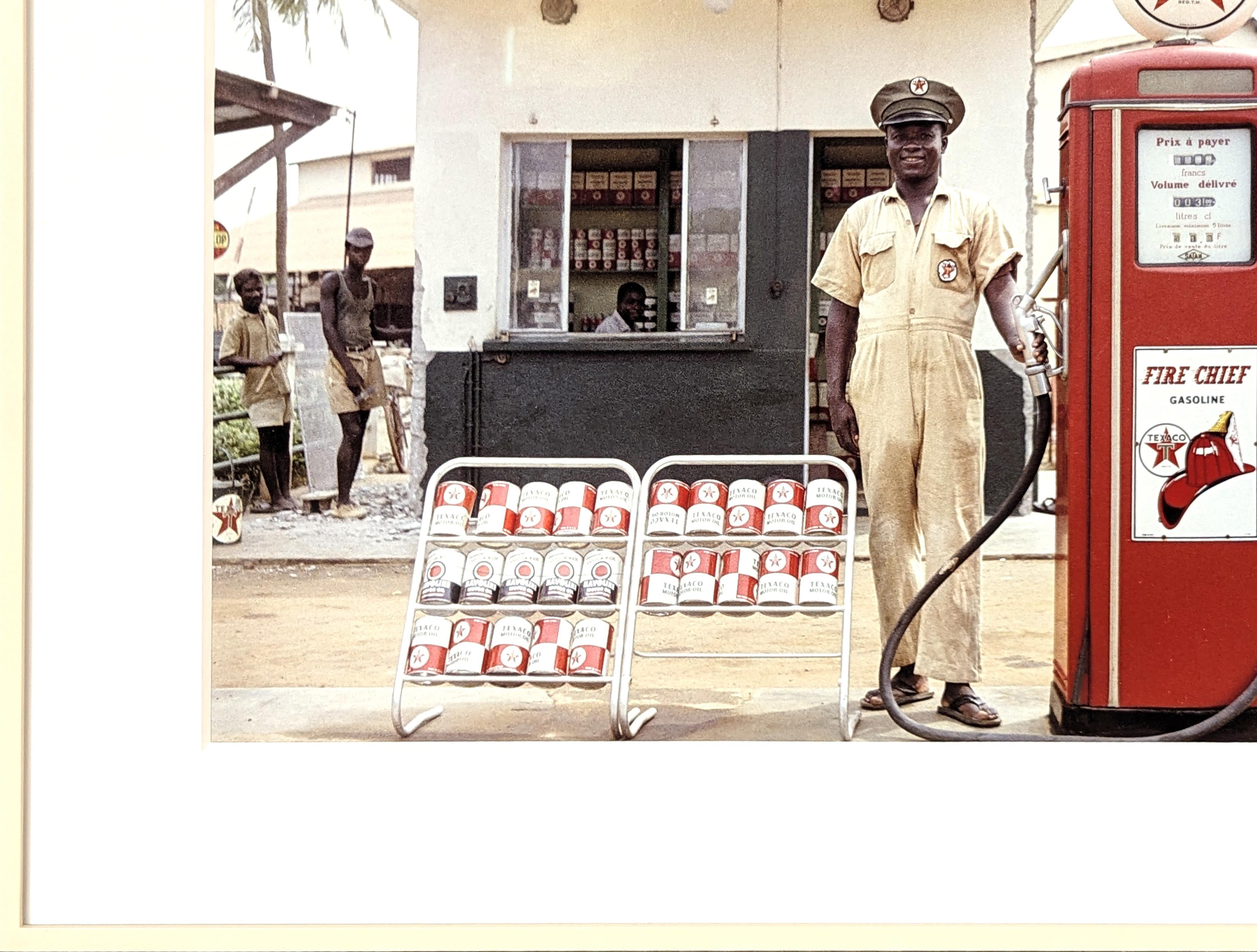 “Texaco Station, Togo” Modern African Documentary Color Photograph Edition 1/10 5