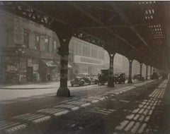 Under The El Third Avenue 1946 Todd Webb NYC Photograph Mid 20 Century WPA photo