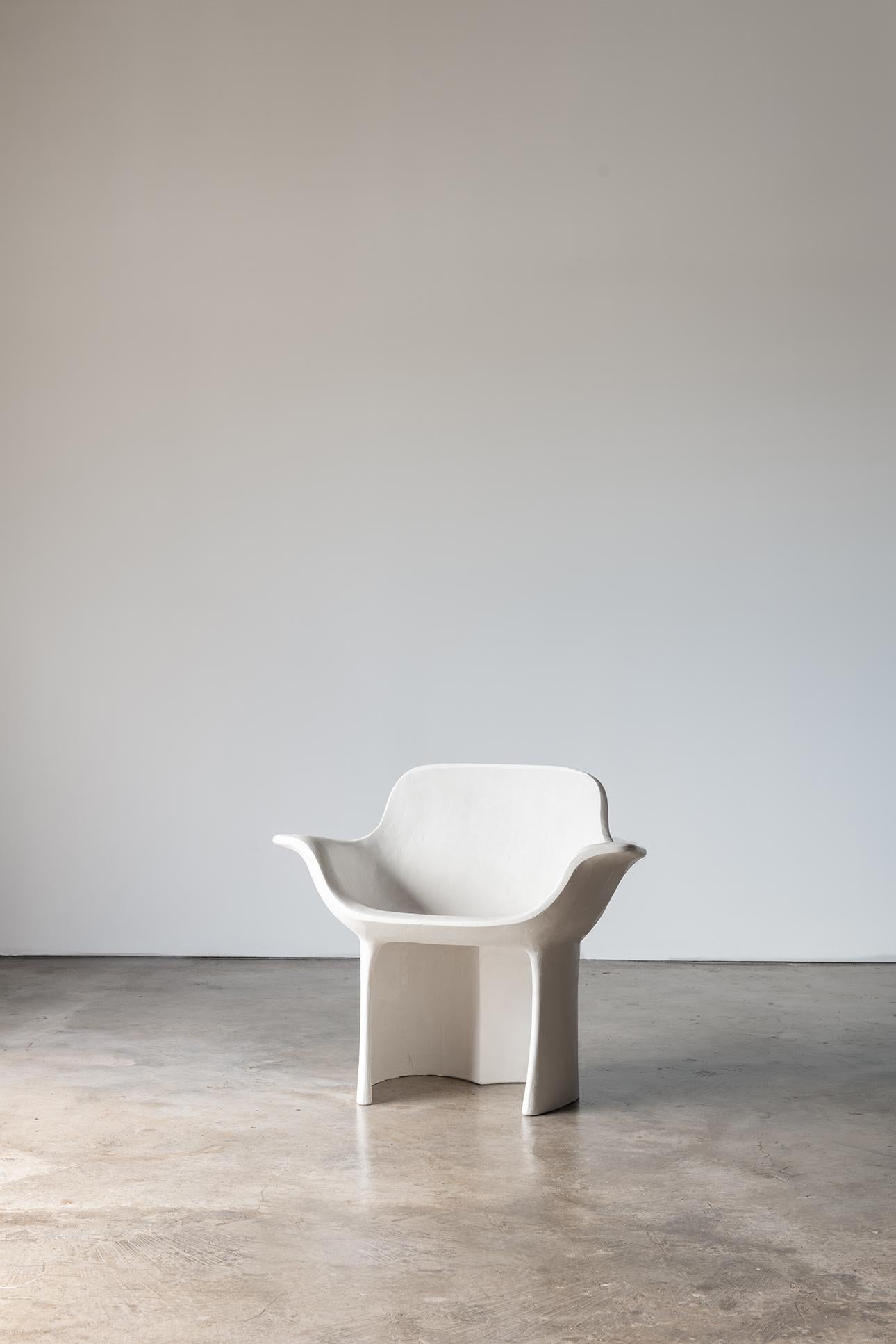 Reynold Rodriguez
Todo El Bien (Todo El Mal) Chair, 2021
Polished gypsum plaster
Measures: 26 x 36 x 32 in
Ed. 1/8.