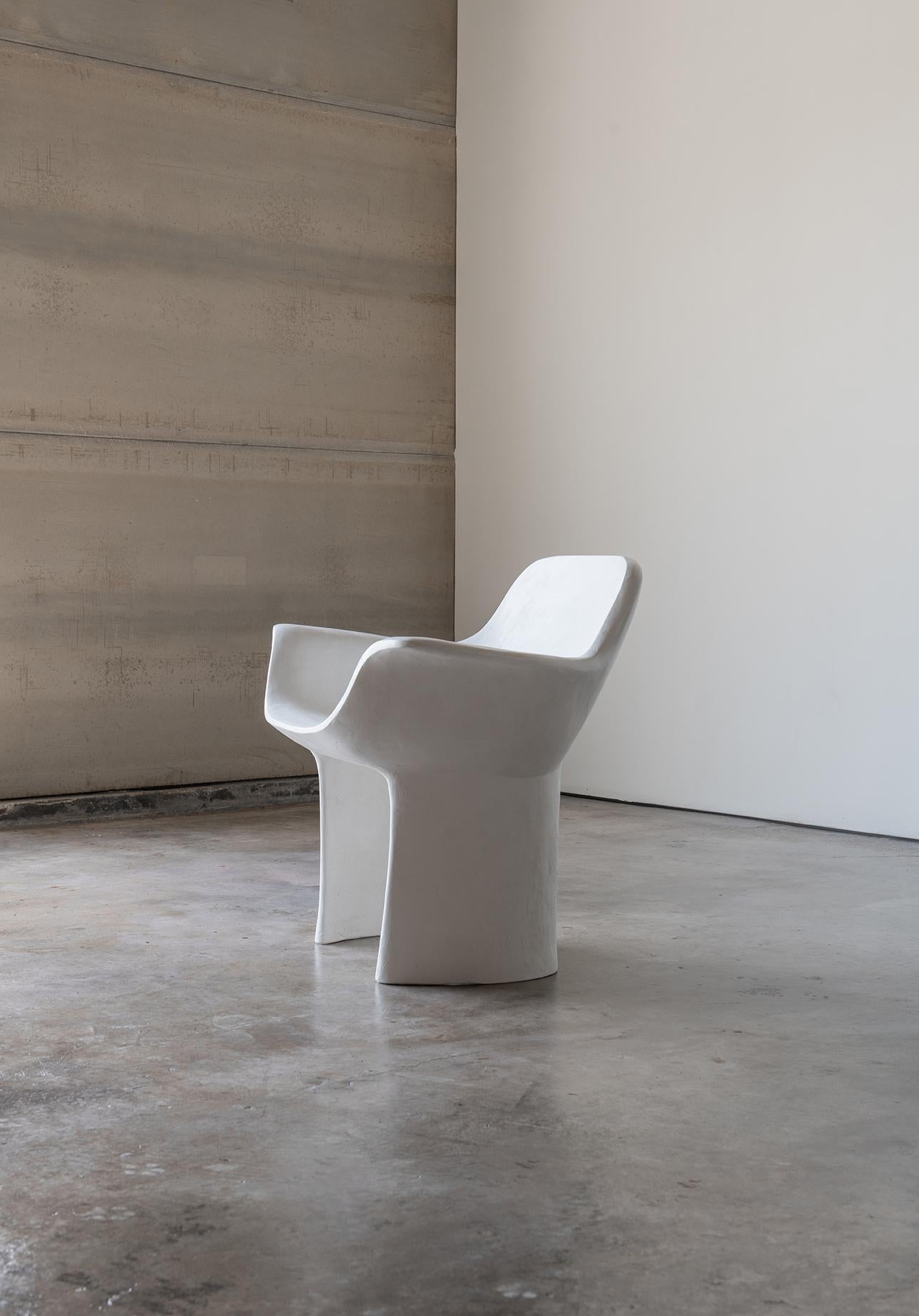 American Todo El Bien 'Todo El Mal) Chair in Polished Plaster by Reynold Rodriguez