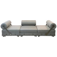 „“Todo Modo“ von Tecno Italy, sechsteiliges Sofa mit wendbarer Rückenlehne 