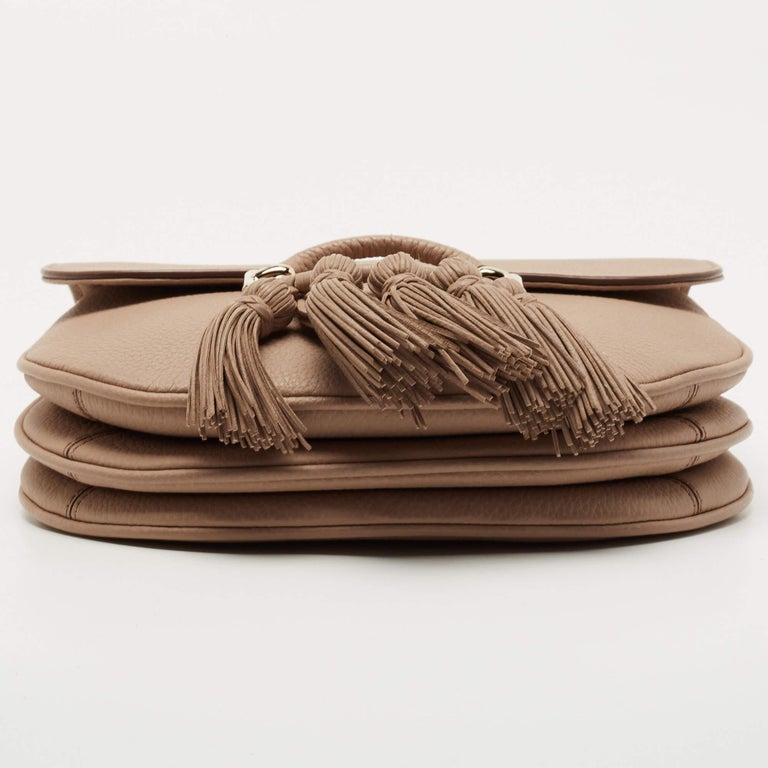 Tod's Beige Leather Crossbody Bag For Sale at 1stDibs