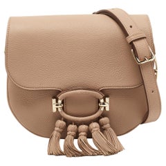 Tod's Beige Leather Crossbody Bag