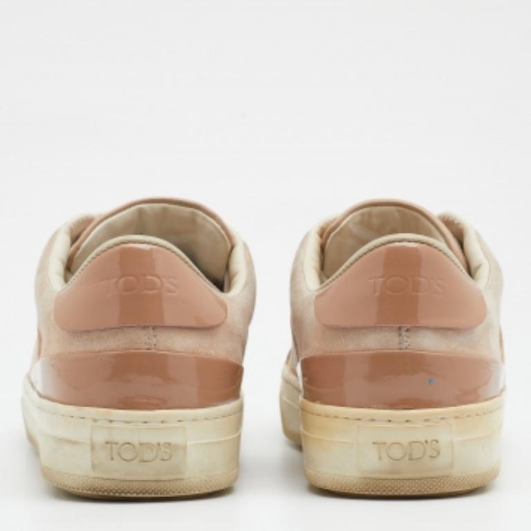 Tod's Baskets basses beige taille 37 en vente 1