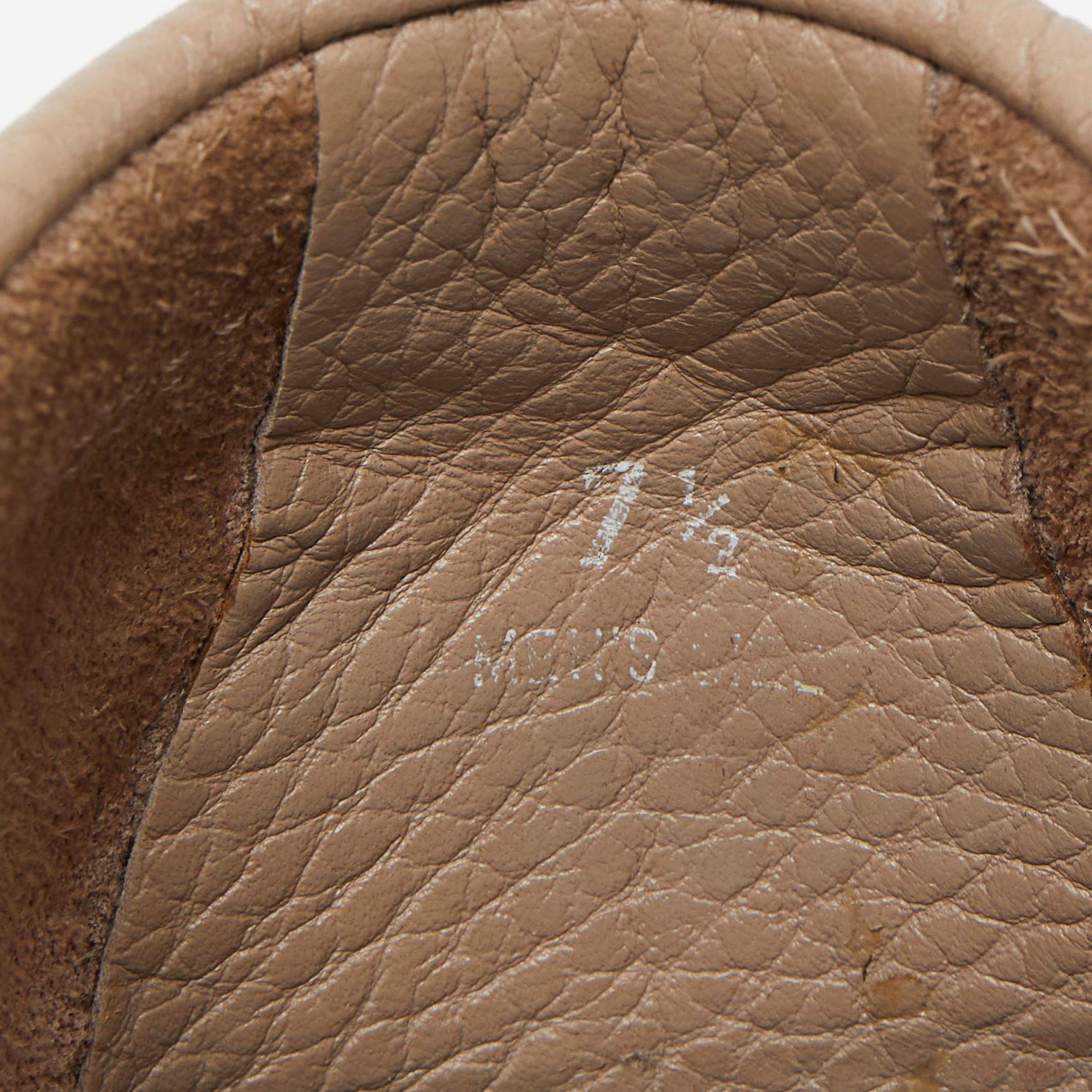 Tod's Beige Leather Penny Loafers Size 41.5 4