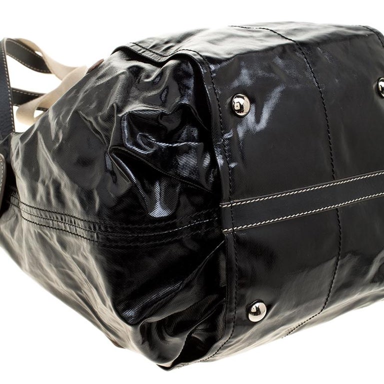 Tod's Black Leather G-Line Easy Sacca Grande Tote Bag - Yoogi's Closet