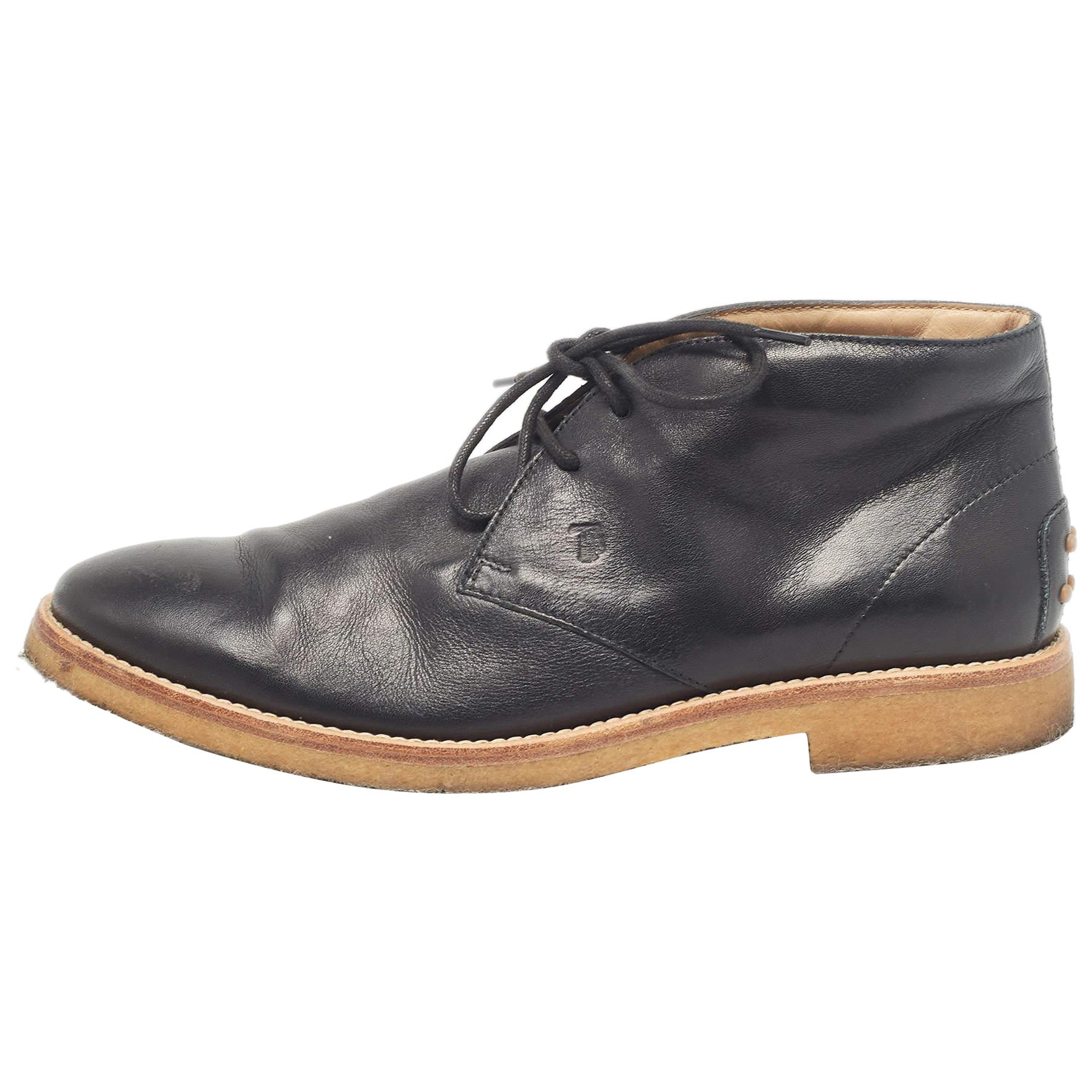 Botines Tod's de piel negra talla 42