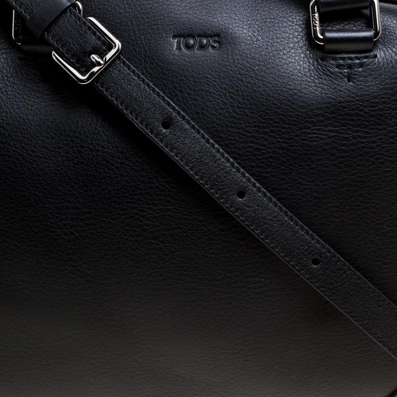 Tod's Black Leather Briefcase 2