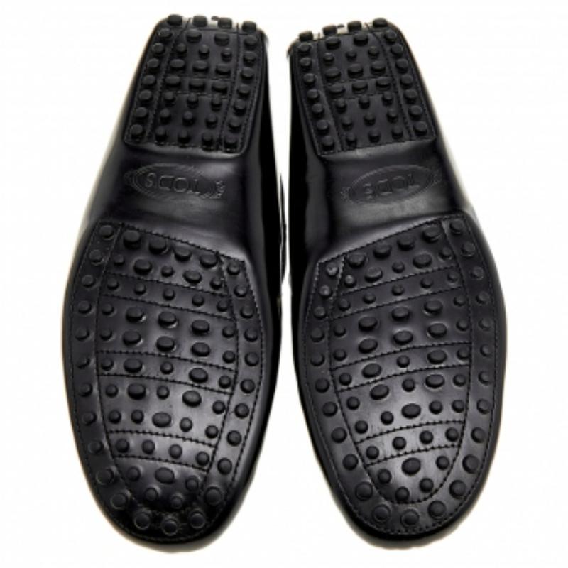 Tod's cuir noir  Boucle  Mocassins taille 41,5 Pour hommes en vente