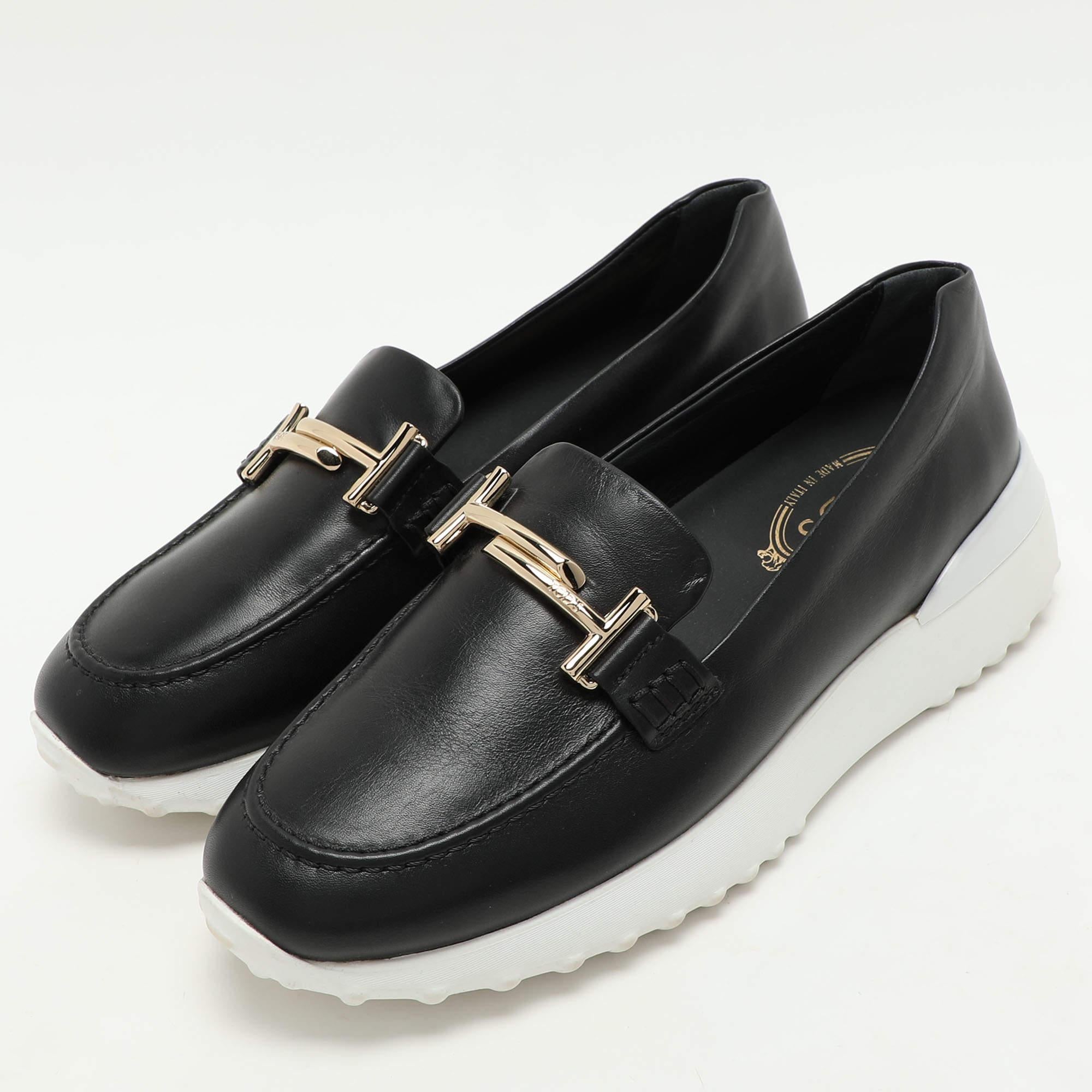 To perfectly complement your attires  we bring you this pair of loafers that speak nothing but style. The shoes have been crafted with skill and are designed to be easy to slip on. They are just the right choice to complement your fashionable side.