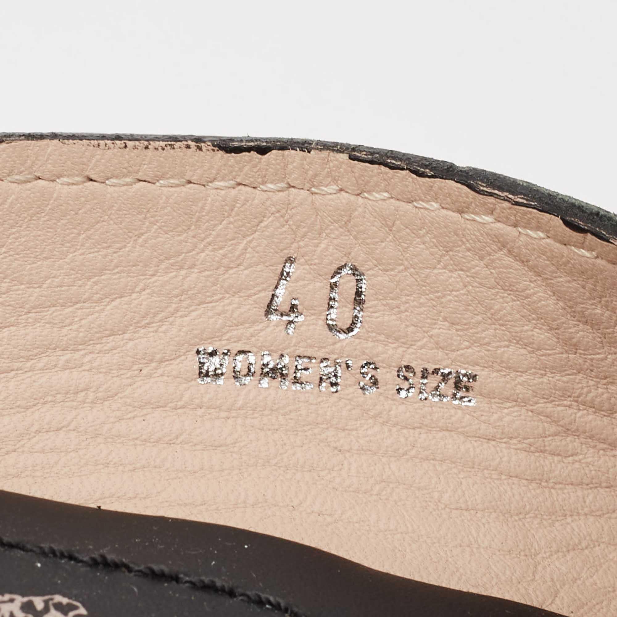 Tod's Black Leather GomminoTassel Trim Mules Size 40 For Sale 3