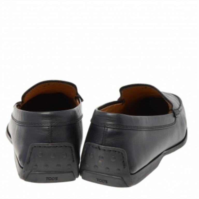 Mocasines Tod's Slip On Piel Negro Talla 42 en Bastante bueno Estado en Dubai, Al Qouz 2