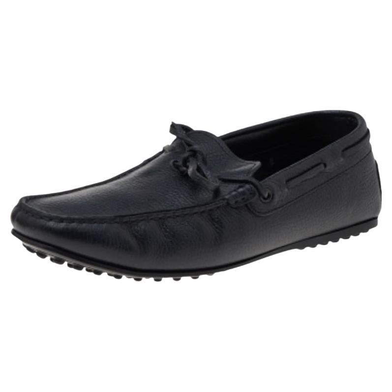 Tod's Mocassins en cuir noir Taille 42