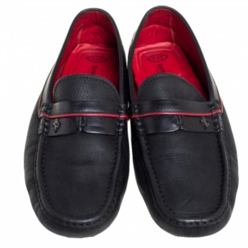 Nail every casual look with this pair of loafers from Tod's. Meticulously crafted from nubuck and leather, they feature strap detailing on the vamps and leather-lined insoles. The loafers are completed with rubber-detailed outsoles.