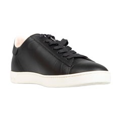 Tod's Black Leather Studded Casseta Trainers Size IT 40