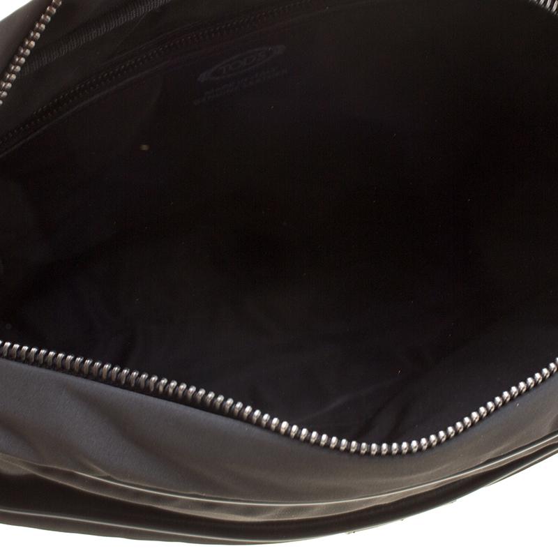 Tod's Black Nylon Pillow Tex Messenger Bag 3