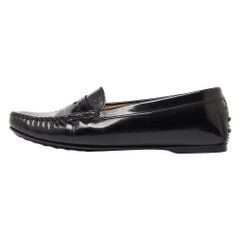 Mocassini Penny Slip On in pelle nera di Tod's taglia 37