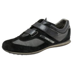 Tod's - Baskets basses en daim, cuir et nylon - Taille 42