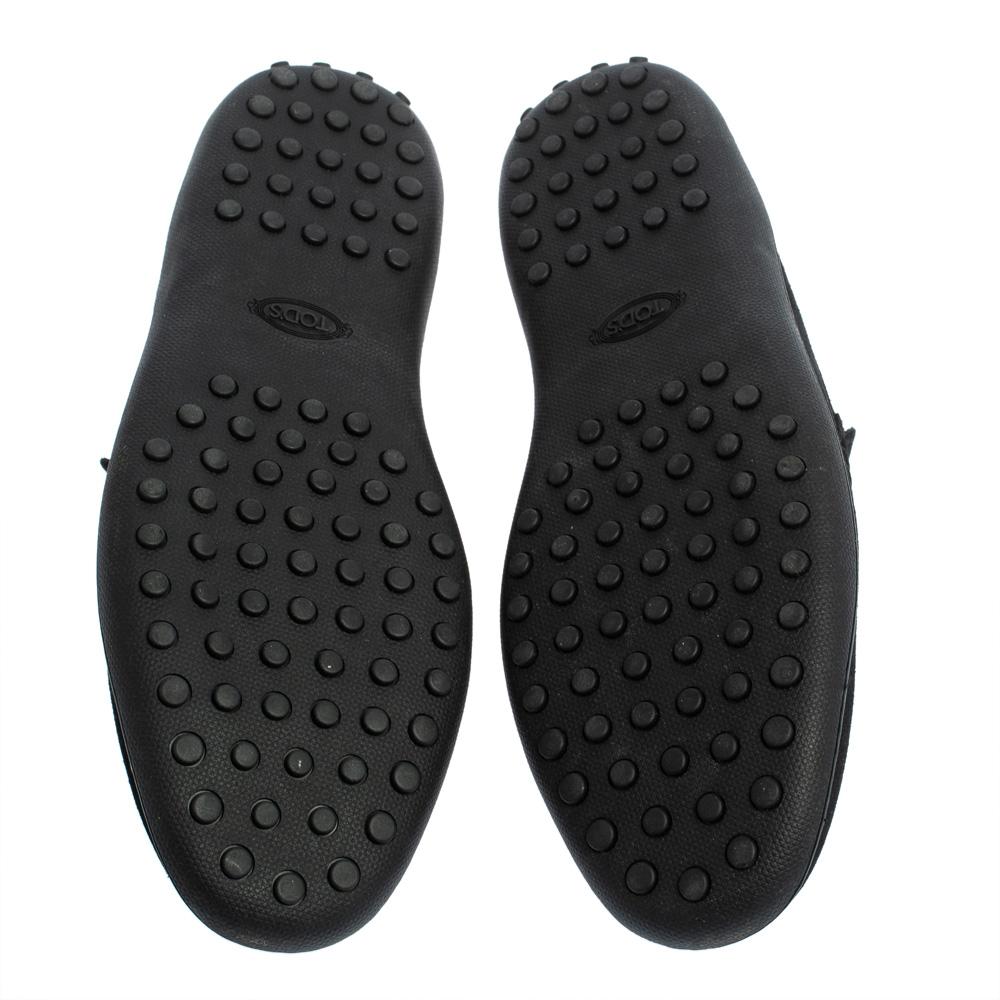 Tod's Mocassini Penny Slip On in pelle scamosciata nera taglia 44 1