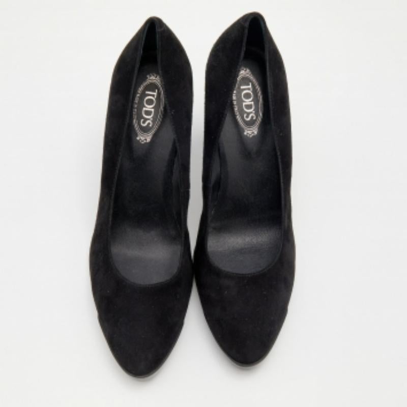 Tod's Bombas de ante negro Talla 40 Negro en venta