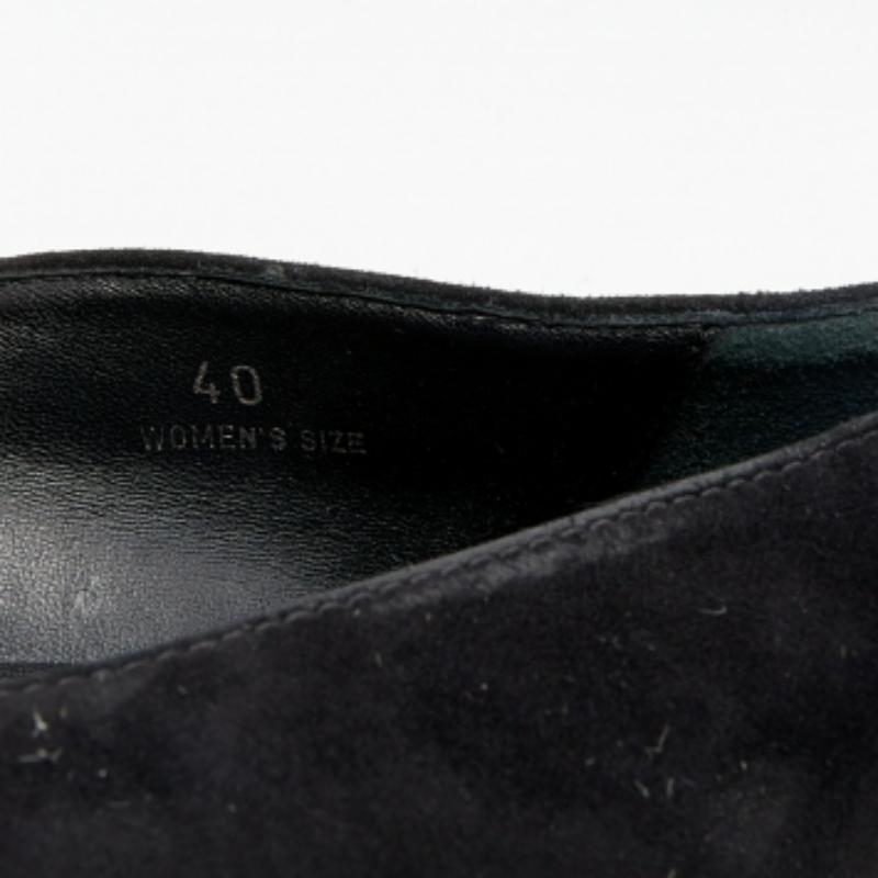 Tod's Bombas de ante negro Talla 40 en venta 3