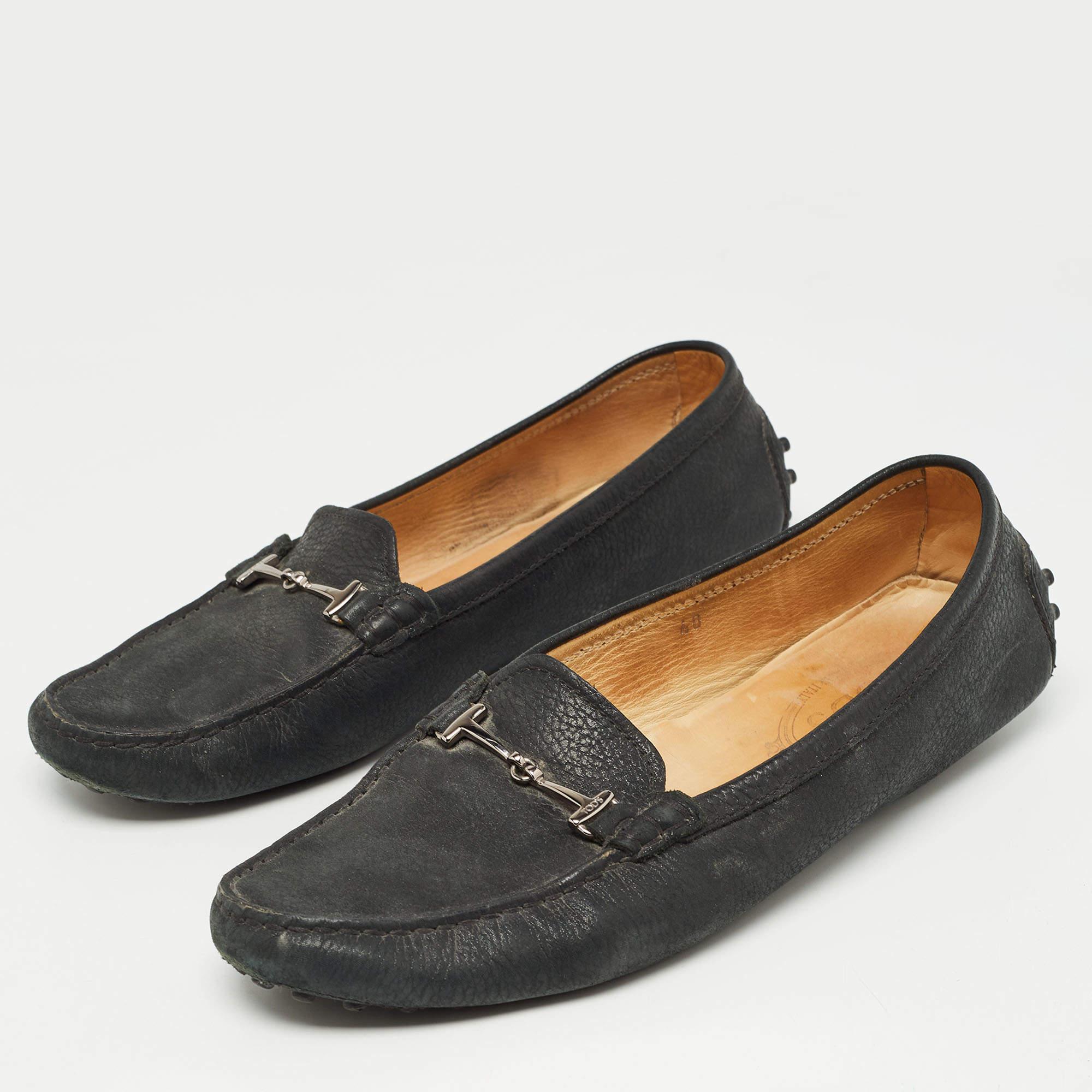 Practical, fashionable, and durable—these Tod's black loafers are carefully built to be fine companions to your everyday style. They come made using the best materials to be a prized buy.